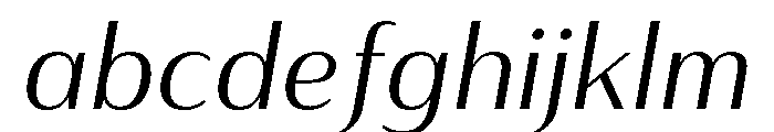 Optima Nova Light Italic FONT