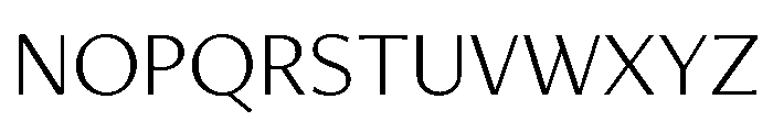 Optima Nova Light Font UPPERCASE