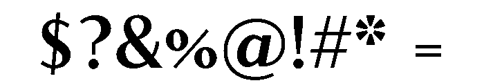 Optima Nova Semibold Font OTHER CHARS