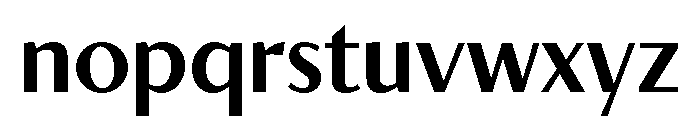 Optima Nova Semibold Font LOWERCASE