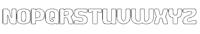 OPEN MIND-Hollow Font UPPERCASE