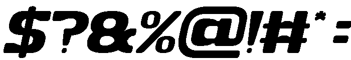 OPEN MIND Italic Font OTHER CHARS