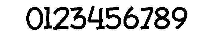 OPF Marker Font OTHER CHARS