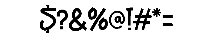 OPF Marker Font OTHER CHARS