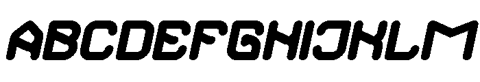 OPTIMISTIC FUTURE Bold Italic Font UPPERCASE
