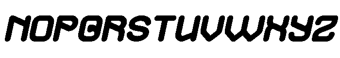 OPTIMISTIC FUTURE Bold Italic Font UPPERCASE