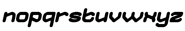 OPTIMISTIC FUTURE Bold Italic Font LOWERCASE