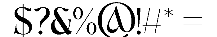 Opaline Regular Font OTHER CHARS