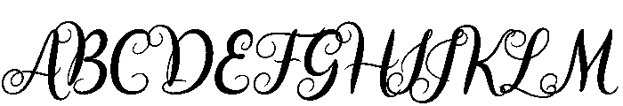Opaline Regular Font UPPERCASE