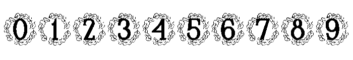 Opalineve Monogram Font OTHER CHARS