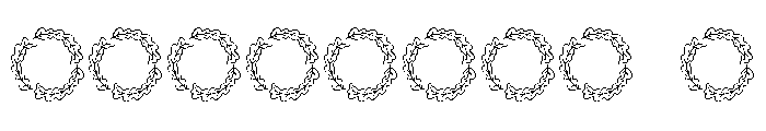 Opalineve Monogram Font OTHER CHARS