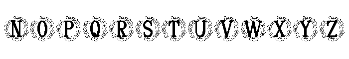 Opalineve Monogram Font LOWERCASE