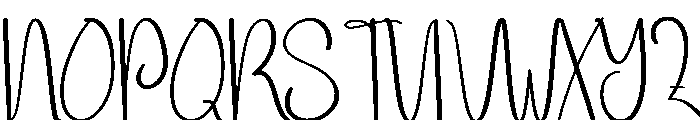 Open Christmas Font UPPERCASE
