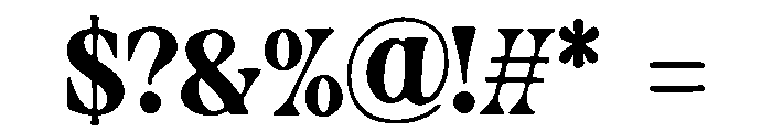 Open_Sans Font OTHER CHARS