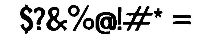Open_Spaces Font OTHER CHARS