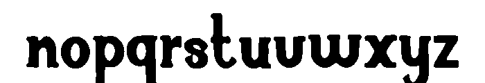 Open_Spaces Font LOWERCASE