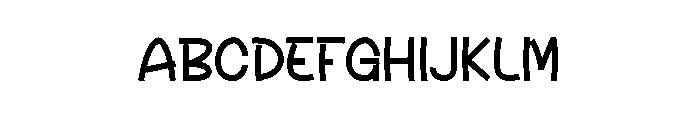 Open Stand Font UPPERCASE