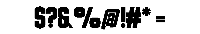 Opening Regular Font OTHER CHARS