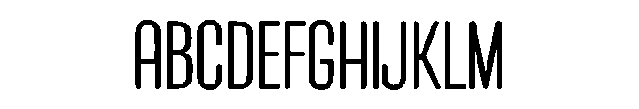 Opensky Font UPPERCASE