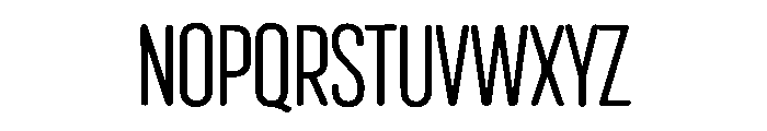 Opensky Font UPPERCASE