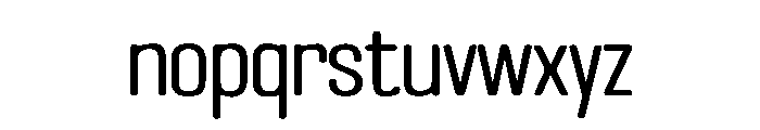 Opensky Font LOWERCASE