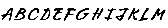 Ophelia Elow Regular Font UPPERCASE