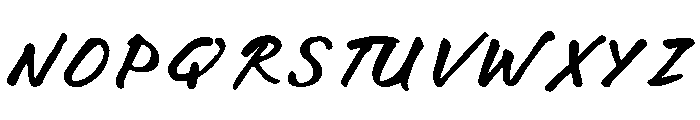 Ophelia Elow Regular Font UPPERCASE