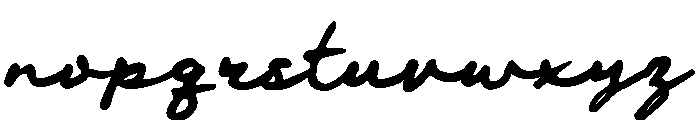 Ophelia Elow Regular Font LOWERCASE