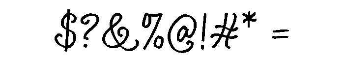 Ophelia Story Regular Font OTHER CHARS