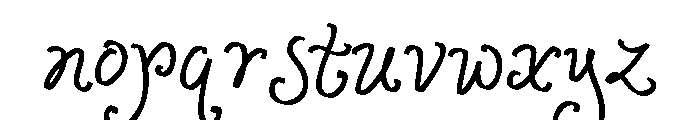 Ophelia Story Regular Font LOWERCASE