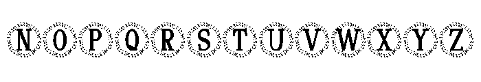 Ophelian Monogram Font UPPERCASE