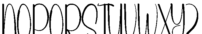 Ophelian Font UPPERCASE