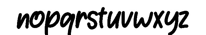 Oppai Melon Font LOWERCASE