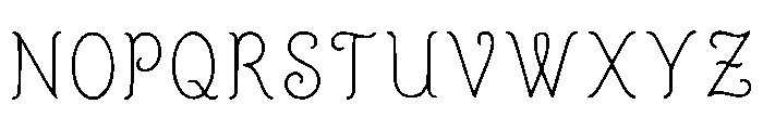 Optical Regular Font UPPERCASE