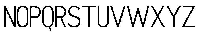 Optican Light Font UPPERCASE