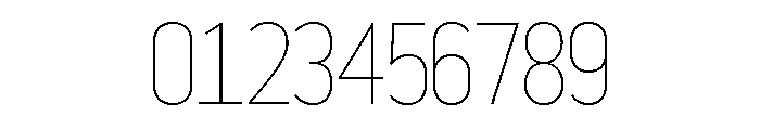 Optican Thin Font OTHER CHARS