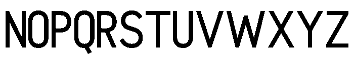 Optican Font UPPERCASE