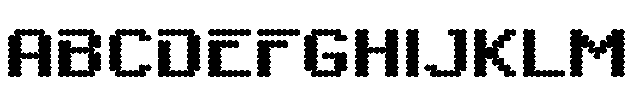 Opticode Regular Font UPPERCASE