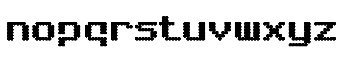 Opticode Regular Font LOWERCASE