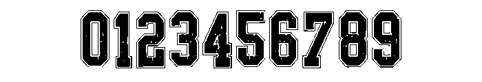 Optimal Distressed Regular Font OTHER CHARS
