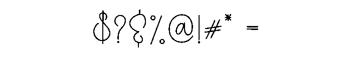 Optimal Grading Font OTHER CHARS