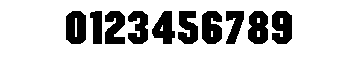 Optimal Jersey Regular Font OTHER CHARS