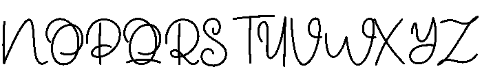 Optimals Font UPPERCASE