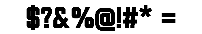 Optimous Black Font OTHER CHARS