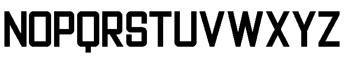 Optimous Bold Font LOWERCASE