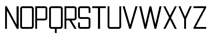 Optimous Light Font LOWERCASE