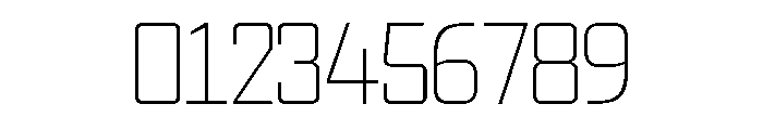 Optimous Thin Font OTHER CHARS