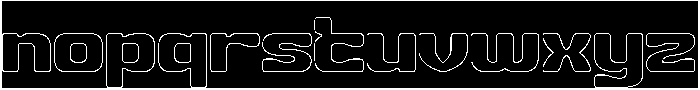 OPEN MIND-Hollow-Inverse otf (400) Font LOWERCASE