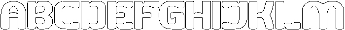 OPEN MIND-Hollow otf (400) Font UPPERCASE