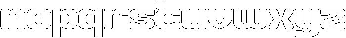 OPEN MIND-Hollow otf (400) Font LOWERCASE